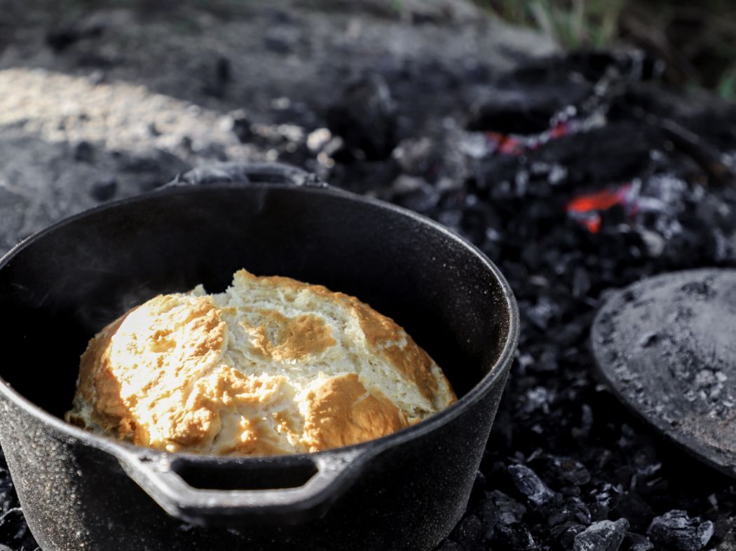 Aussie Damper with Bush Honey