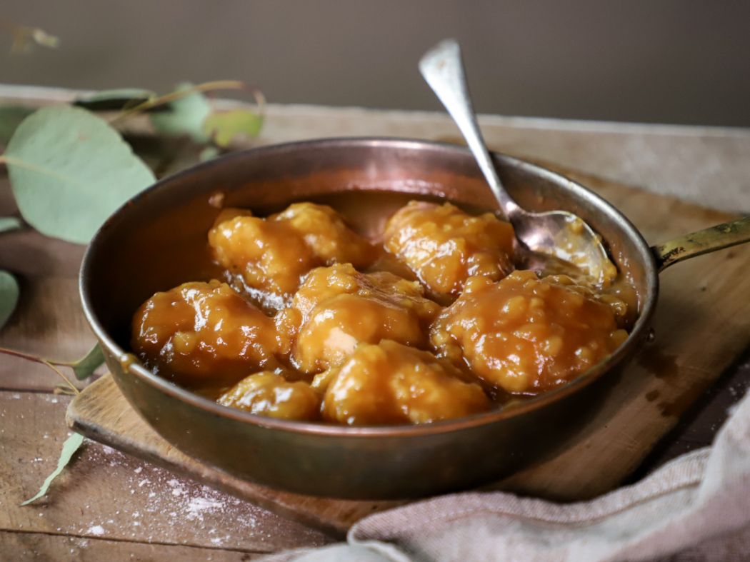 Honey Dumplings with Mountain Honey