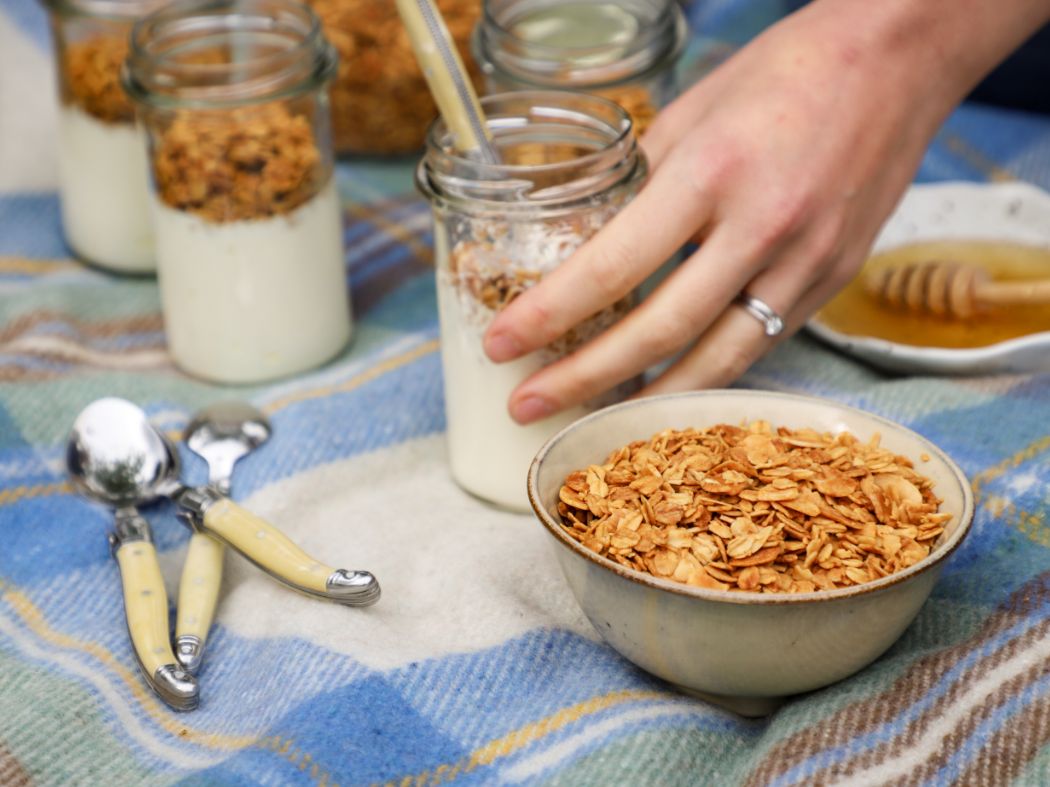 Toasted Almond & Honey Granola