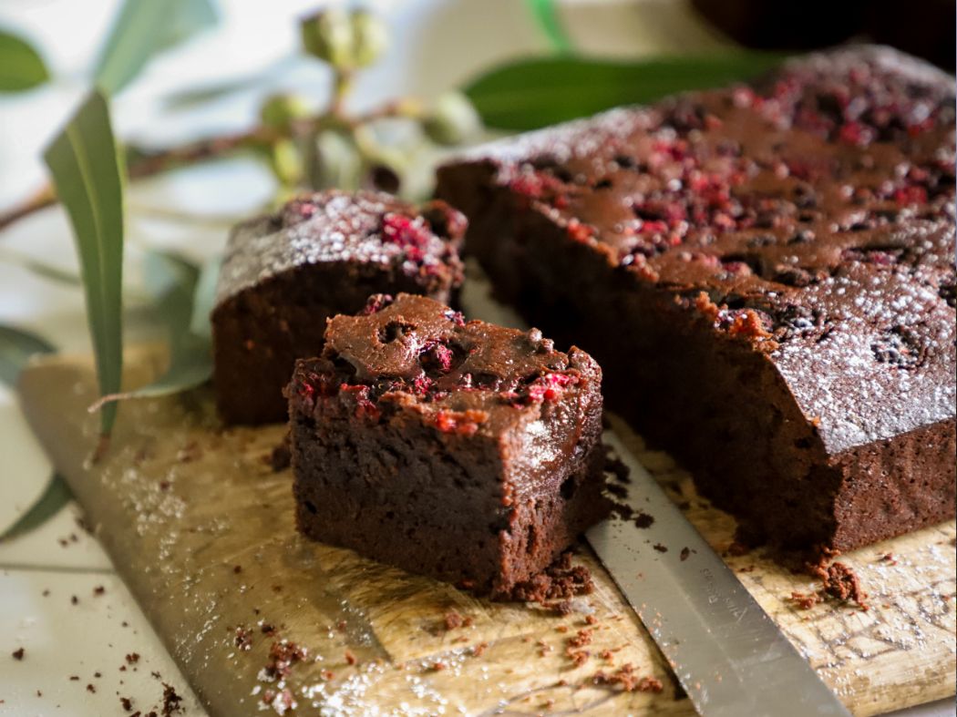 Chocolate, Honey & Raspberry Brownie