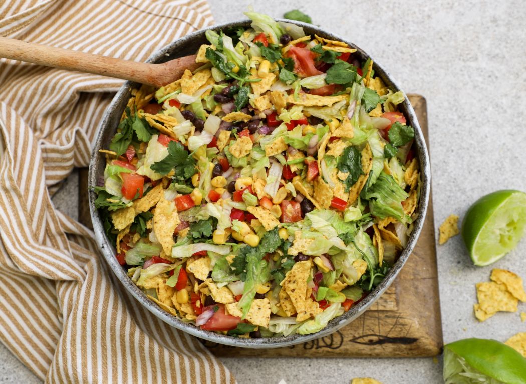 Everyday Mexican Salad with Honey, Lime & Cumin Vinaigrette